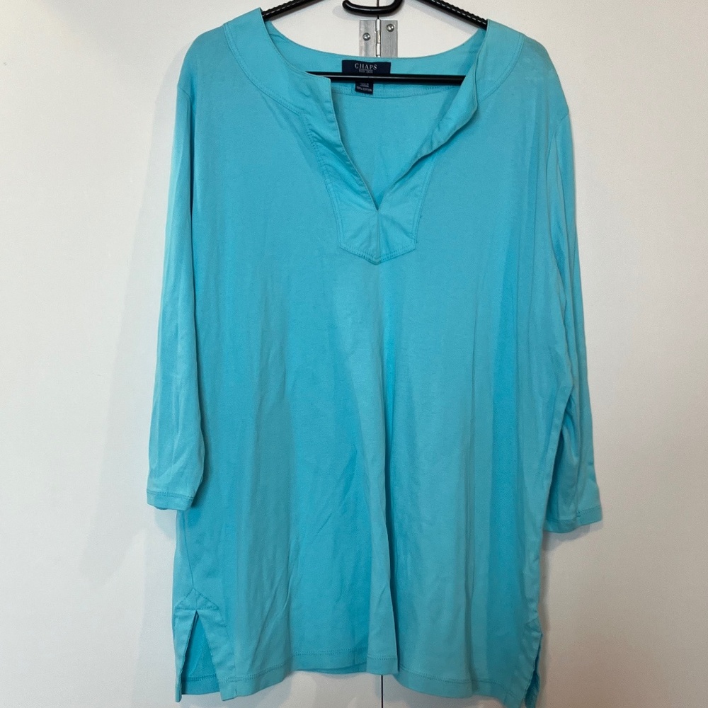 🎉 Chaps Women's Tunic Blouse Top